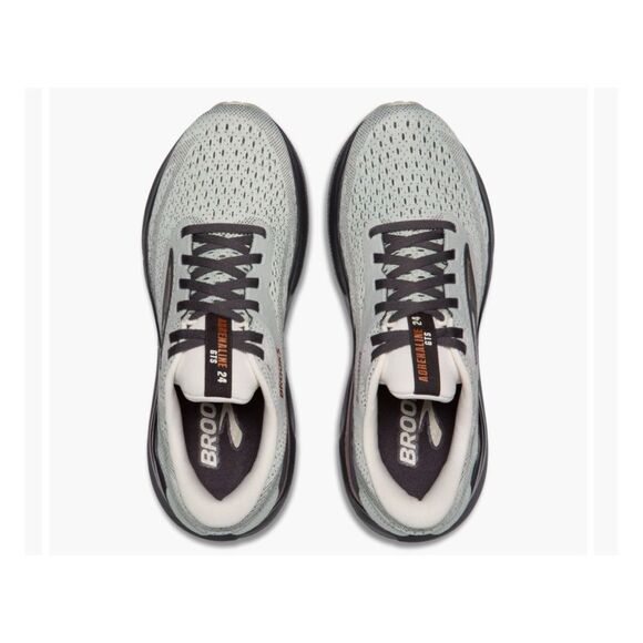 Brooks Adrenaline GTS 24 Sneakers in Mercury/Ebony/Copper Size 6.5/ Like New - Picture 3 of 10